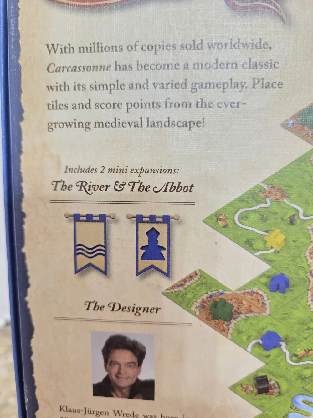 Z-man Games Carcassonne Board Game Includes Mini Expansion River + The Abbot